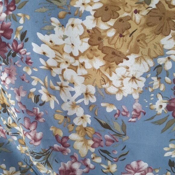 Chicwish Floral Mini Dress - Blue and Pink - Picture 13 of 13